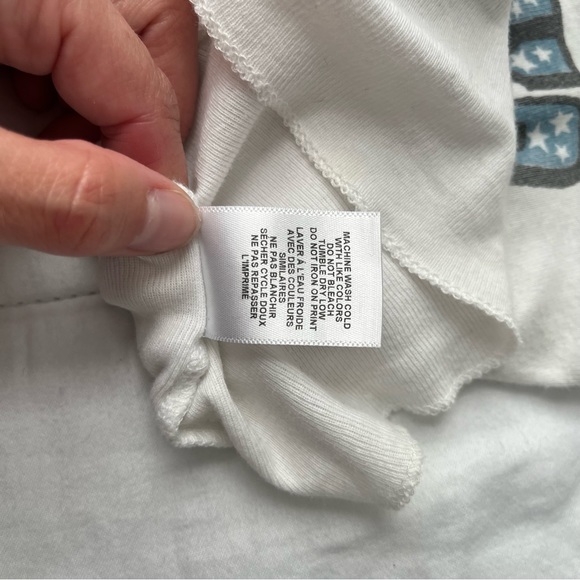 Billabong American Pride Logo Cropped Tank Top. Women's Size Small. July 4th - Picture 7 of 7